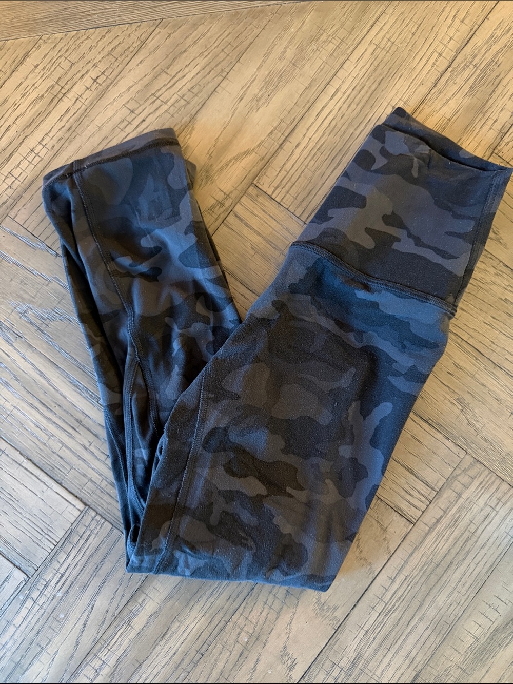 lululemon athletica Camo Leggings - Black, Gray